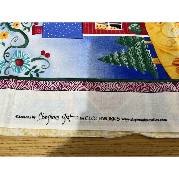 Quilt Kit and Fabric " Seasons" By Christine Graf Clothworks Cotton Sewing Quilt - Picture 3 of 16